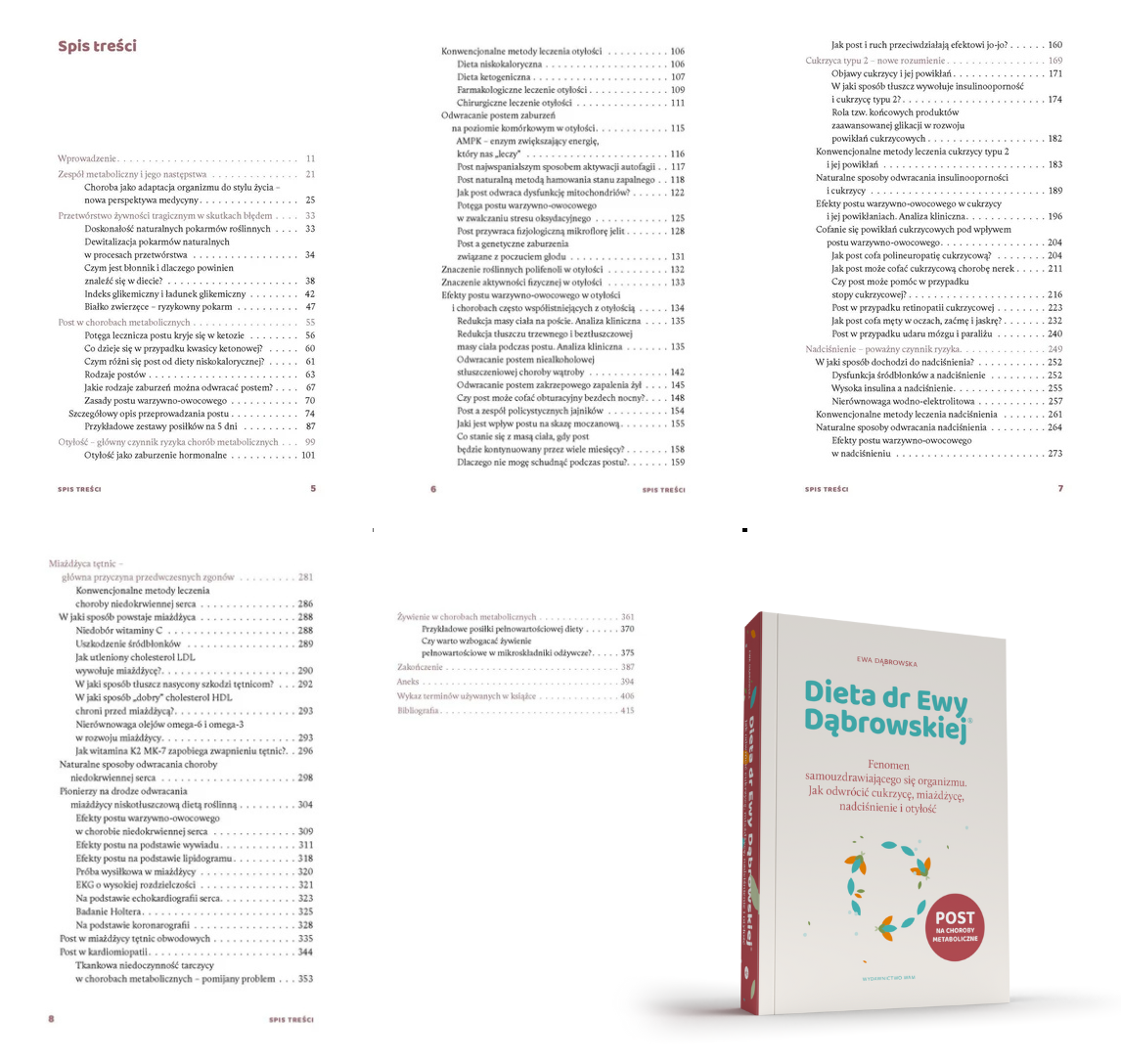 post na choroby metaboliczne spis treści