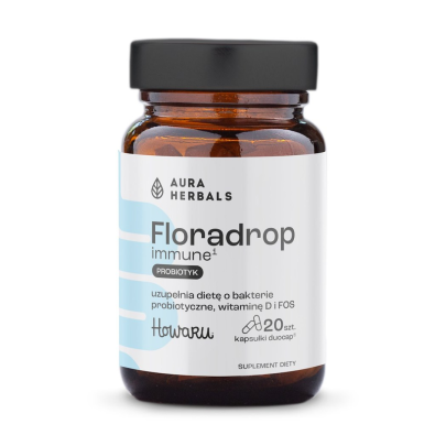 probiotyk floradrop immune 20 kaps aura herbals