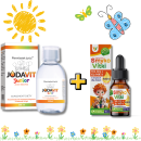 zestaw complex baby jodavit junior jod w plynie dla dzieci witamina d3 w kroplach dla dzieci k2 mk 7 400 iu 10 ml smykovitki