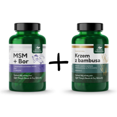 zestaw mocne kosci msmbor krzem z bambusa dr ewa dabrowska