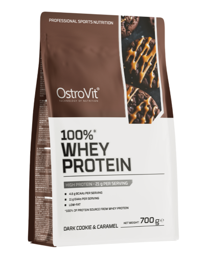 whey protein ciemne ciasteczka z karmelem 700 g odzywka bialkowa bialko wpc bcaa eaa ostrovit