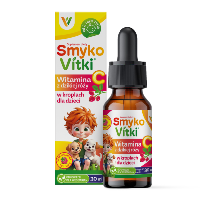 witamina c z dzikiej rozy w kroplach dla dzieci smykovitki 30 ml