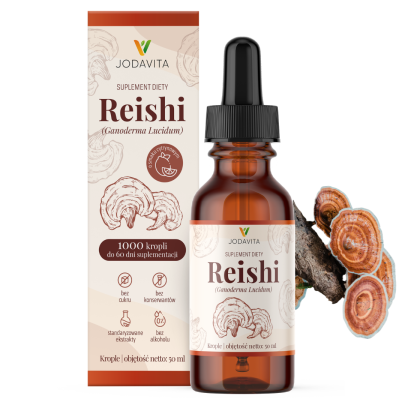 reishi krople 50 ml jodavita smak cytrynowy ekstrakt standaryzowany-20-beta-glukanow-bez-alkoholu cukru konserwantow